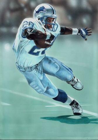 Barry Sanders Wallpaper By Retrodan16