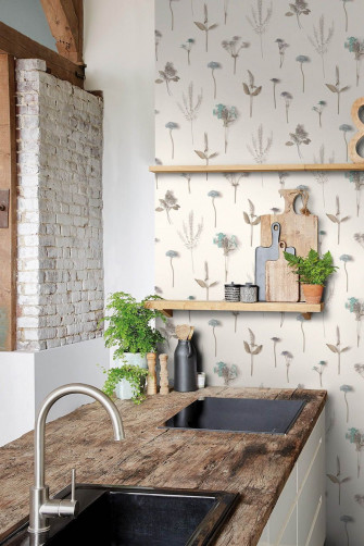 Beautify Your Kitchen With A Sturdy And Cleanable Wallpaper