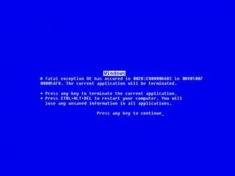 Fatal Error Wallpaper By Mobutu