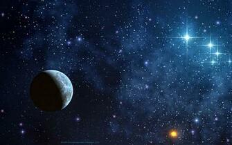 Shinning Stars Space Picture Desktop Background
