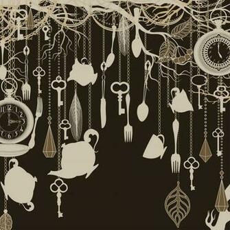 Tea Party Background Antique With