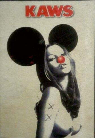 Kaws Kate Moss Limited Edition Print X15 X Signed Fairchild