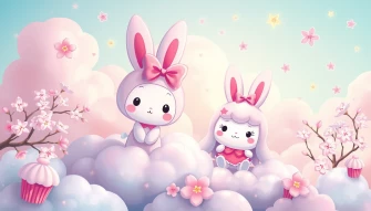 My Melody And Cinnamoroll Wallpaper