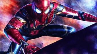 Iron Spider Man Avengers Infinity War 4k