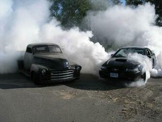 Muscle Car Burnout Wallpaper