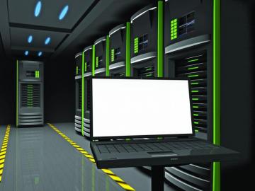 Black Laptop Computer Management Server Administration