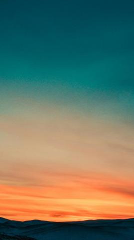 Papers Co Nx46 Sunset Mountain Sky Red Nature iPhone6 Wallpaper