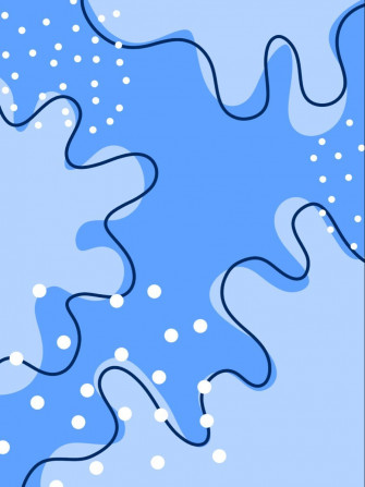 Blue Art Wallpaper
