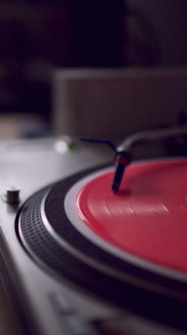 Vintage Turntable iPhone Wallpaper