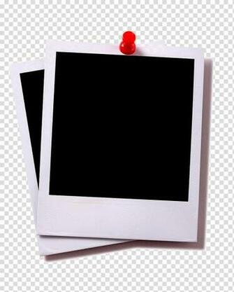 Paper Pinned Black Empty And White Transparent
