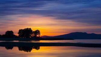 Sunset Landscape Evening Wallpaper Png Transparent Best Stock Photos