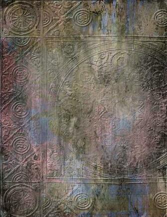 Embossed Rosette Background Ursula S Digital Mixed Media