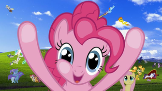Pony Wallpaper Pinkie Pie Version By Realboser Fan Art