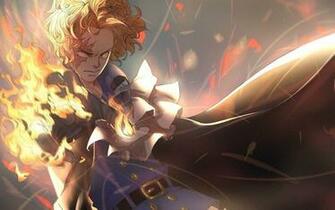 Angry Anime Boy Vinsmoke Sanji One Piece Wallpaper