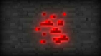 Minecraft Redstone Ore Wallpaper
