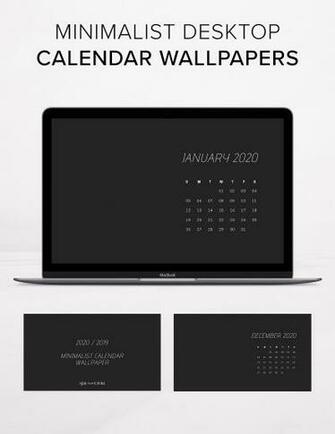 Minimalist Desktop Calendar Wallpaper Heal Your Living