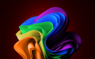 Colorful Rainbow Windows Redesigned Wallpaper
