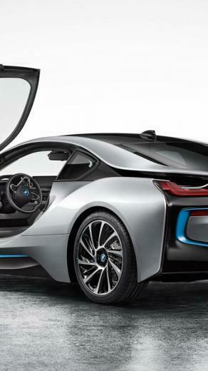 Bmw I8 Back Wallpaper iPhone