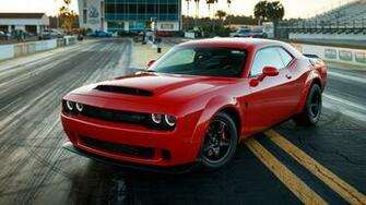 Dodge Challenger Black Wallpaper Image