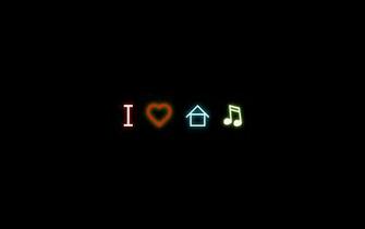 I Love House Music Wallpaper