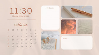 Custom Desktop Organizer Wallpaper Templates