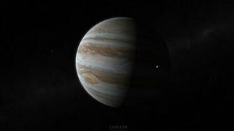 Outer Space Stars Planets Jupiter Moons Wallpaper
