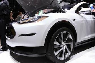Tesla Model X Widescreen Background Wallpaper