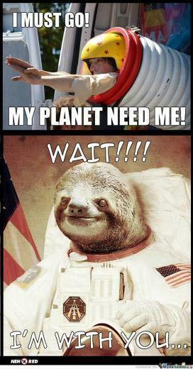 Astronaut Sloth Wallpaper HD Space Meme Center