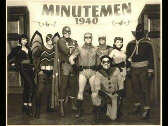 Minutemen Photo Watchmen Image Comics The Comedian Silk