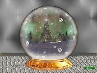 Navidad Snowglobe 003a Wallpaper
