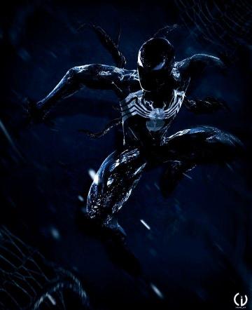 Symbiote Spider Man Dibujos Marvel Hombre Ara A Comic Arte De