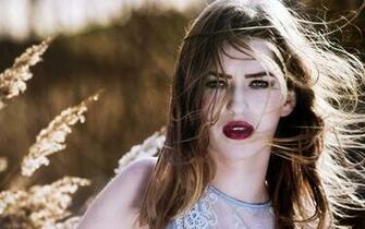 Most Beautiful Girls Ever Wallpaper Red Lips Hot HD Long