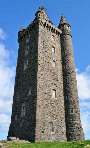 Scrabo Tower Is West Of Newtownards In County Down Northern
