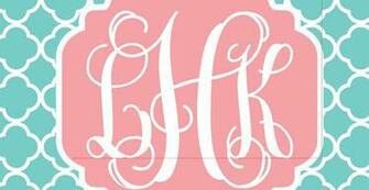 Monogram Wallpaper