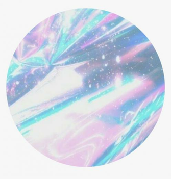 Holographic Holo Reposted Icon Circle Aesthetic Background