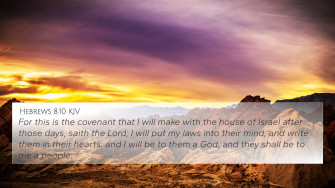 Hebrews Kjv 4k Wallpaper For This Is The Covenant That I