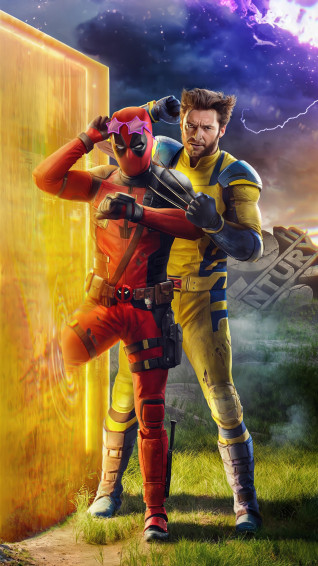 Deadpool Wolverine Time Travel 4k Wallpaper iPhone HD Phone 5873a