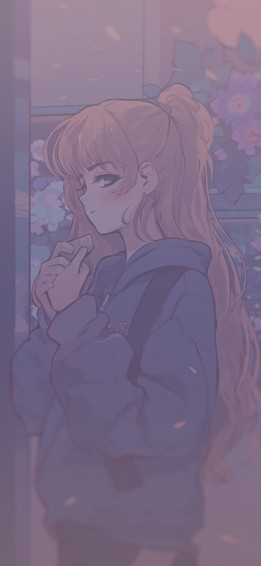 Anime Girl Flowers Wallpaper Aesthetic 4k