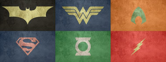 Justice League Logo Set By Amorphousobject Designs Interfaces Logos