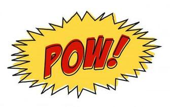 Pow Comic Book Sound Effect No Background Icons Png And