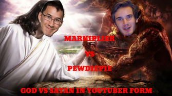 Markiplier Vs Pewdiepie By Stonehot316