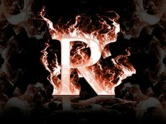 Letter R Text Wallpaper For iPad Jpg