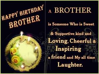 Happy BirtHDay Brother HD Beautiful Desktop Wallpaper