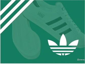 Wallpaper Adidas Retro Green