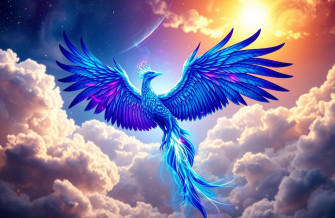 Blue Phoenix Wallpaper