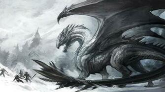 Ice Dragon Art Wallpaper