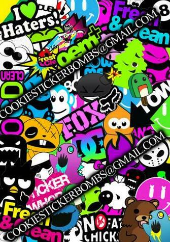 Jdm Sticker Bomb HD Wallpaper