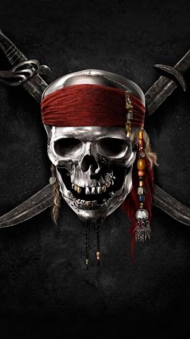 Image For Mobile Black Pirates HD Android Wallpaper