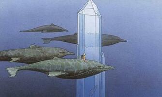 French Artist Whales Artwork Minerals Traditional Art Underwater