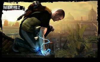 Infamous HD Logo And Wallpaper Desktop